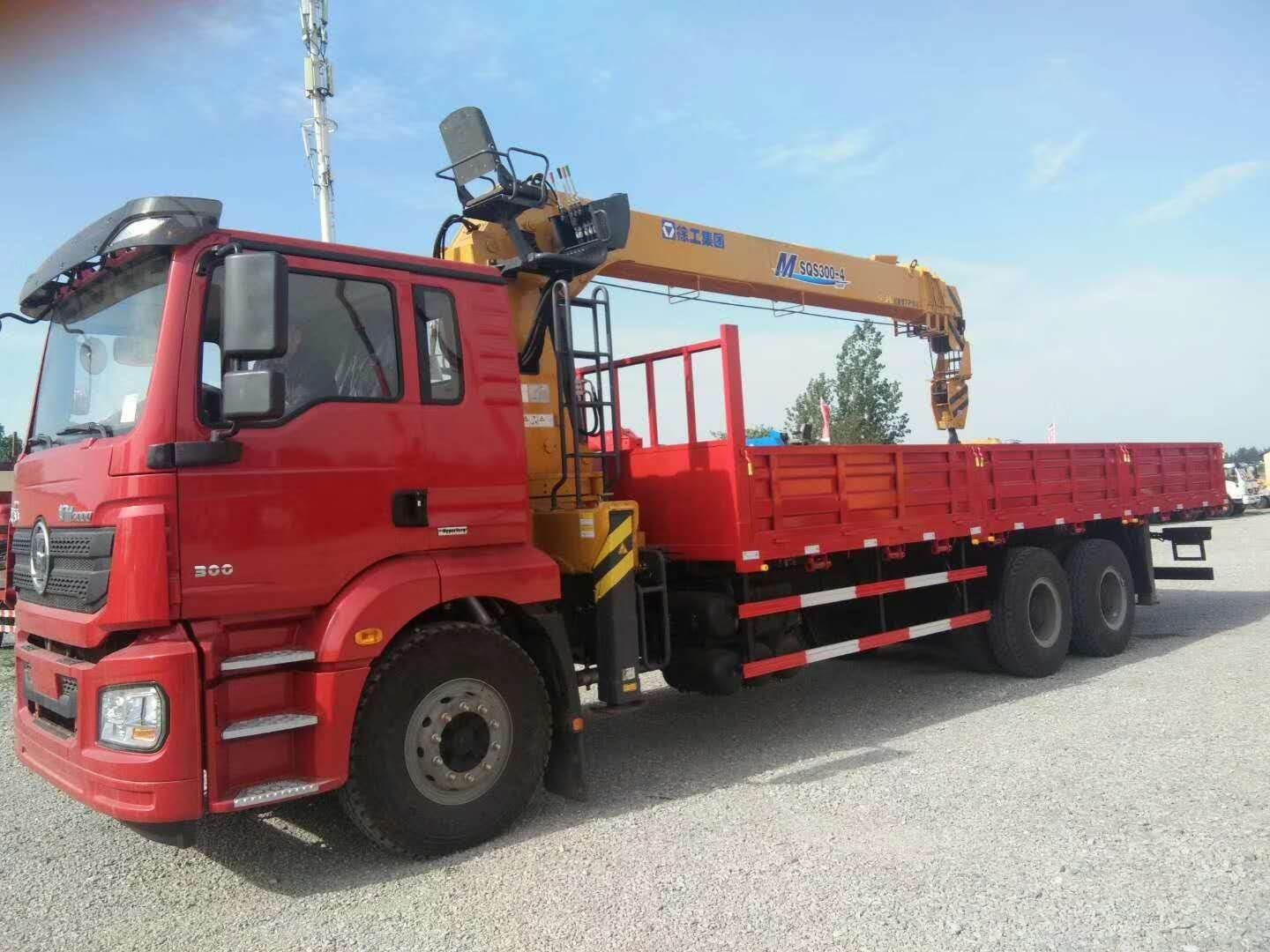 陜汽德龍M3000后八輪徐工12噸4節臂隨車吊 廠家分期購車方案與圖片解析